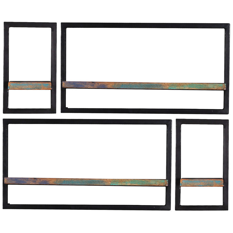 Merriweather 4 Piece, 70cm H x 85cm W x 25cm D, Green/Black