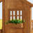 Twin Over Twin House Bunk Bed with Slide, Wooden Kids Bed Frame,Walnut-241285270
