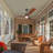 60 Inch 3 Solid Wood Blade DC Motor Ceiling Fan Decorate For The Living Room With Light