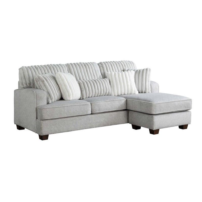 Coussins réversibles Modern, Gris