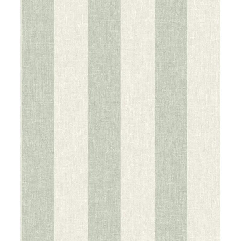 Papier peint à rayures simples, Vert