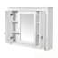 Armoire murale avec miroir et tablettes-386620616