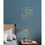 Décoration murale abstraite en lignes abstraites pour décoration intérieure, bureau, cadeau de pendaison de crémaillère-834548769-834549215