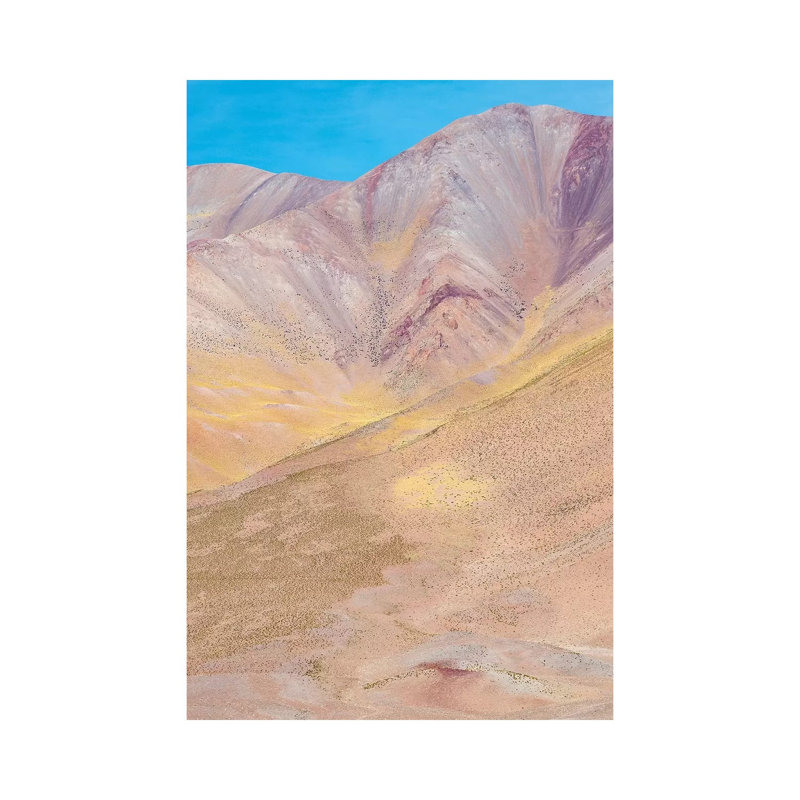 The Mountains Of The Altiplano, Near The Village Of Tolar Grande, Close To The Border Of Chile. by Martin Zwick - Wrapped Canvas Print