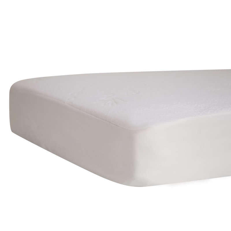 Waterproof Bamboo Rayon Crib Mattress Pad 2 pack Aishi 