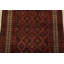 Tapis Baloch 3’4” x 6’5” en laine noire tribale vintage noué à la main