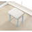 Moniys Wood Moniya Makeup Vanity Table And Stool Set-848789509