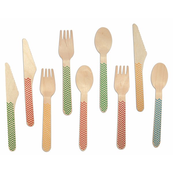 CaterEco Disposable Flatware Set for 25 Guests | Wayfair