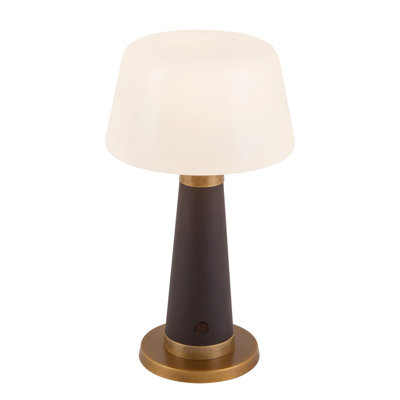 Clemence 11-in Red dimmable LED Table Lamp