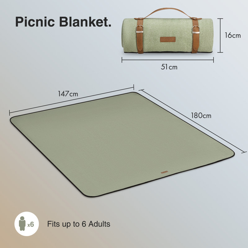 XL Picnic Blanket, Green