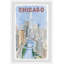 City of Chicago Skyline - Cadre photo, reproduction d'art sur papier-1363695346