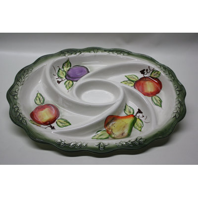 Desti Design Ceramic Divided Serving Dish