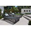 Renfri 28'' Outdoor Powder Coated Aluminum Chaise Lounge-2007673012