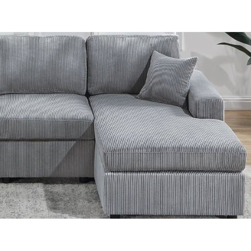 Bochovice SECTIONAL SET, Fog Corduroy