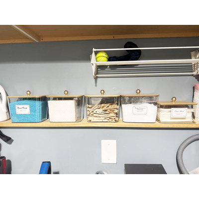 Ensemble de rangement pour la lessive 3 + 1 tout-en-un