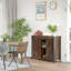 Armoire industrielle, armoire buffet, armoire brun rustique