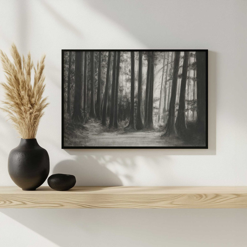 «Secret Tract II» par Michael Willett, reproduction d'art, H 24 po x l 36 po, Blanc