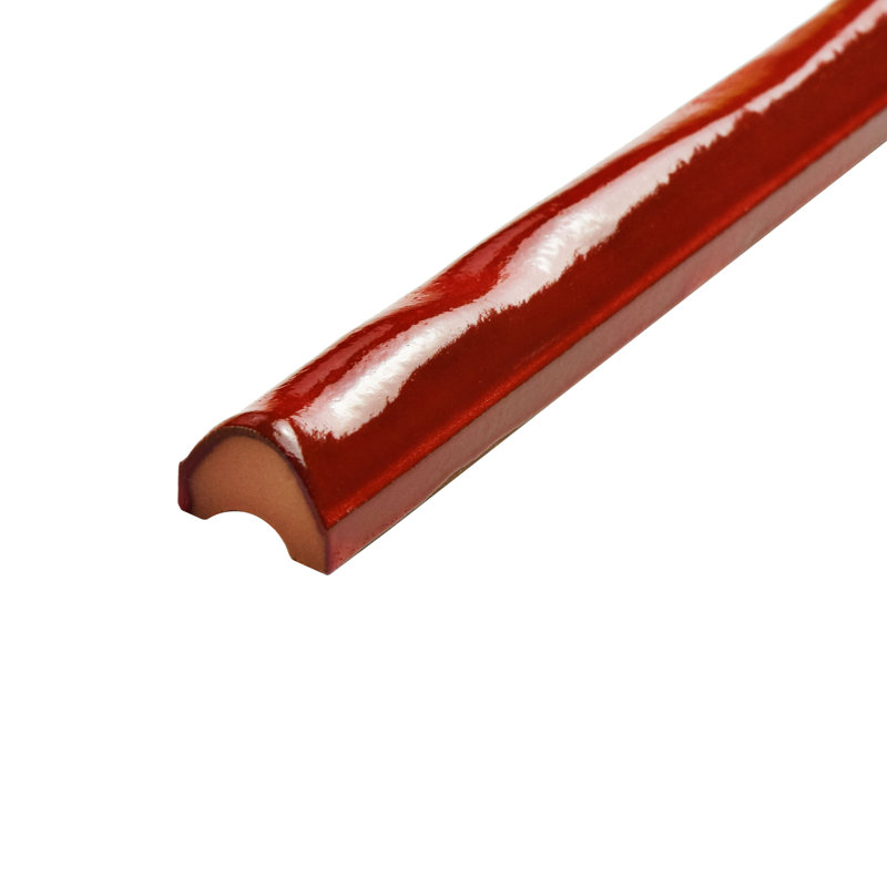 Antic Special 3/4 in. x 6 in. Glossy Ceramic Wall Tile, Rouge