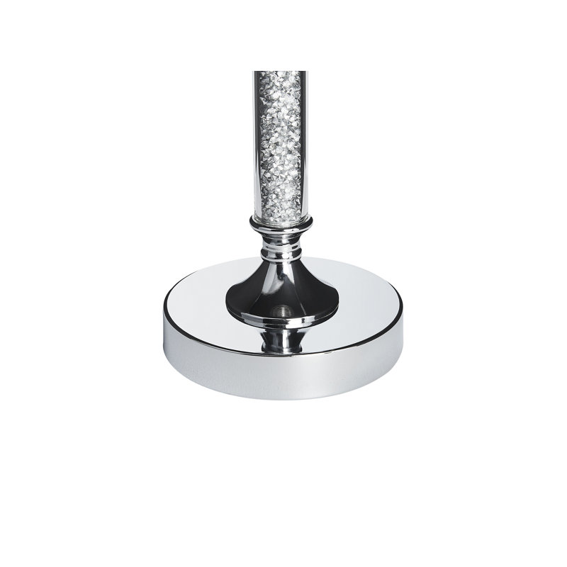 Abbeville Tabletop / Centrepiece Hurricane, 41cm H x 13cm W x 13cm D, Silver