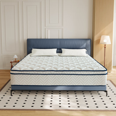 Hybrid Mattress in a Box - Medium Firm Cooling Memory Foam Fiberglass-Free & CertiPUR-US Certified by Alwyn Home