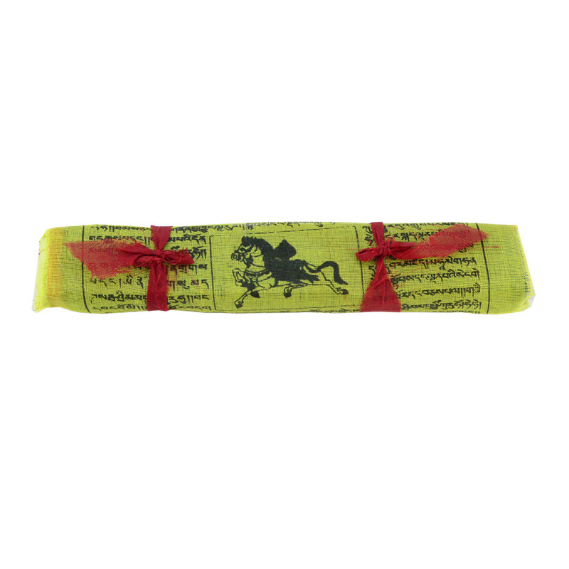 Ensemble de drapeaux bouddhistes tibétains