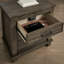 Table de chevet 3 tiroirs Eldrid avec chargeur USB et plateau coulissant pour boissons-2040326327
