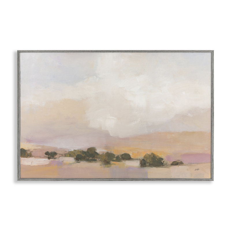 «Pastel Landscape Abstraction», art de la giclée par Julia Purinton, H 20 po x l 30 po, Estampe numérique Farmhouse