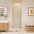Space-Saving Bi-Fold Frameless Shower Door With Sleek Chrome Finish & Clear Glass-122567697