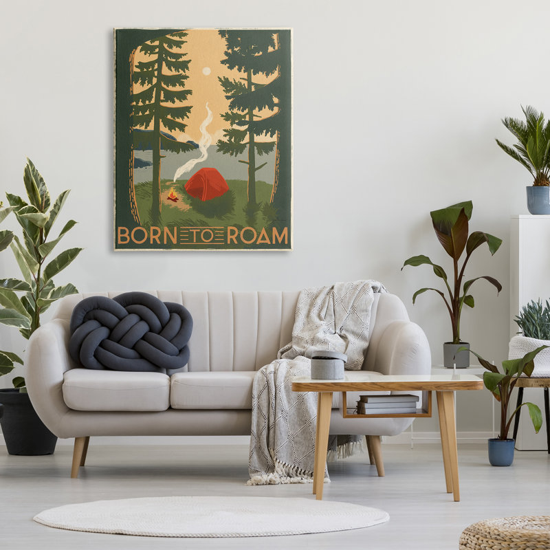 «Born To Roam Expression», art texturé surdimensionné par Janelle Penner, H 48 po x l 36 po, Toile tendue, Sans cadre