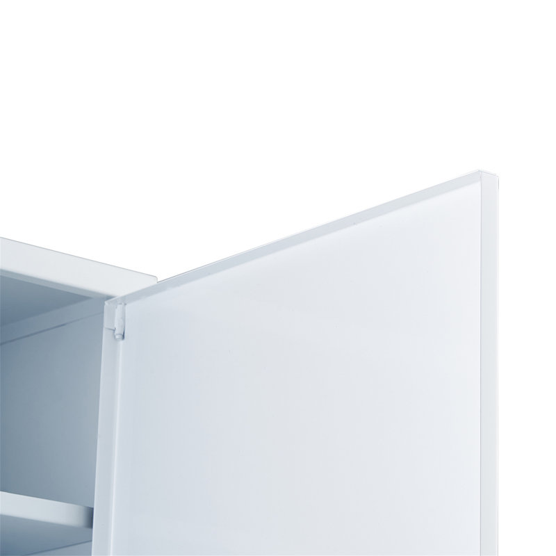 3-Shelf First Aid Cabinet Wall Mounted Medicine Cabinet Emergency Metal Med Box