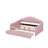 Full Size Upholstery Daybed With Shall Shaped Backrest And 2 Drawers-117108970