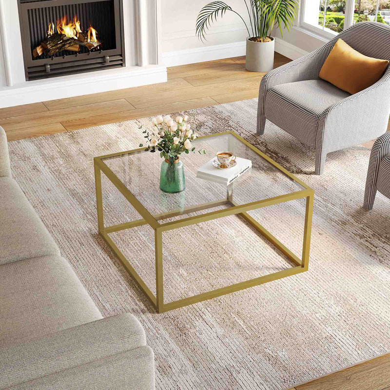 Brookly Coffee Table, Gold