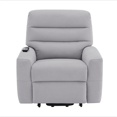 Freddie Gray Leather Aire Power Motion Recliner W/Lift
