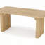 Table de salle à manger 62 "rectangulaire pour 4 à 6 personnes, table de cuisine avec base en bois