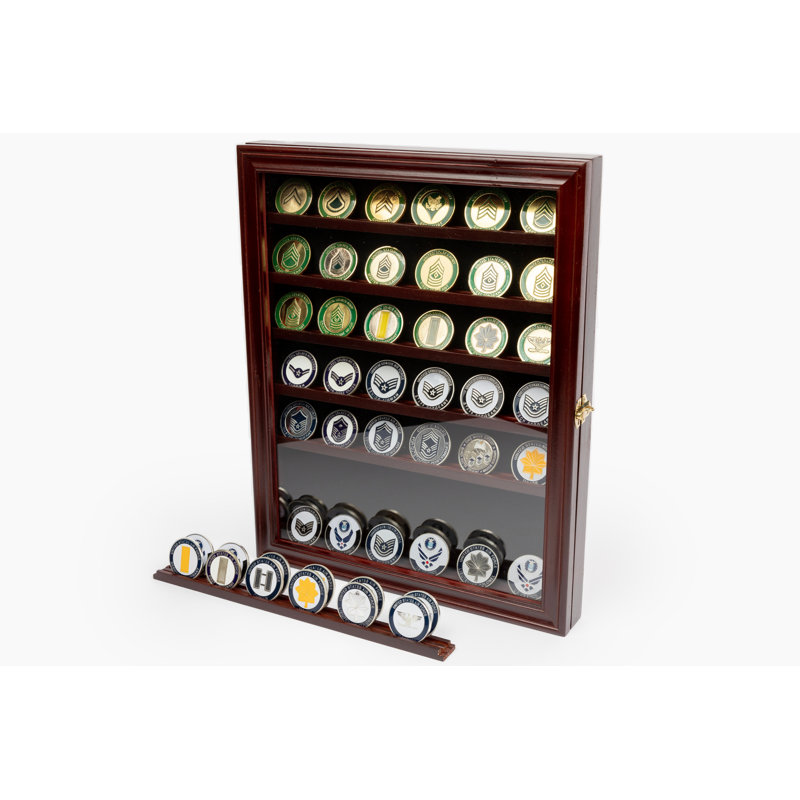 Armoire de présentation pour porte-monnaie militaire