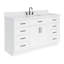 Ensemble de meuble-lavabo simple en bois massif avec plateau en quartz Carrara de 1,5 po Thornaby-1501626698-1493019971