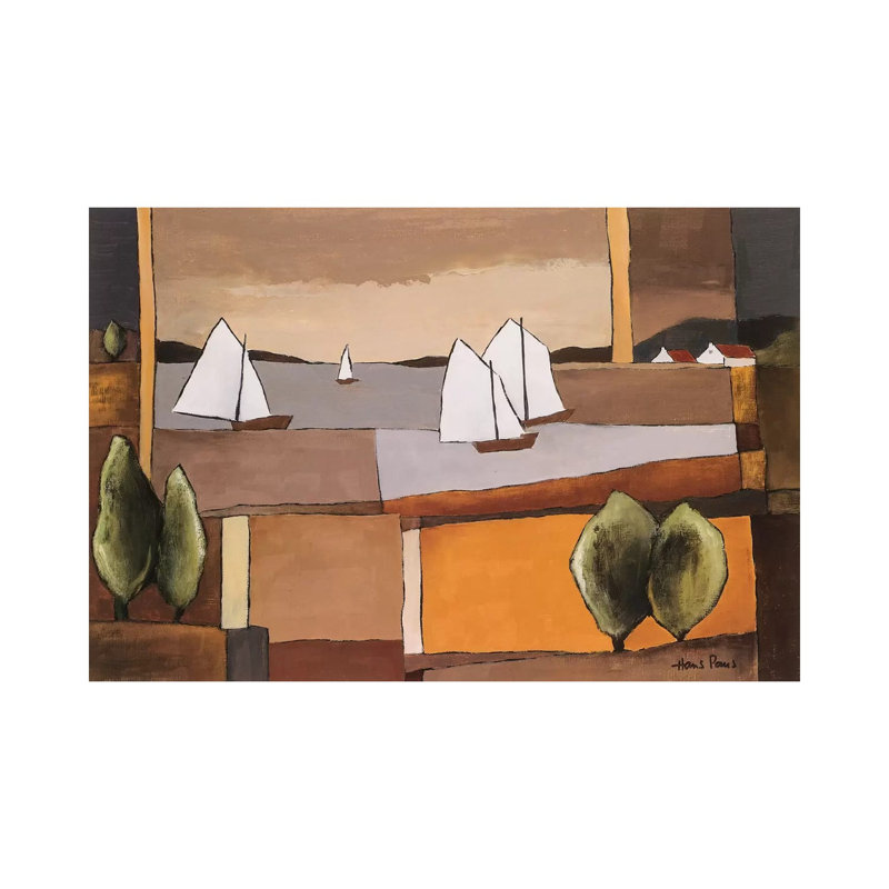 Skyline II by Hans Paus - Wrapped Canvas Print, 101.6 cm H x 66.04 cm W x 3.175 cm D