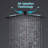 Adjustable Rain Shower 1.5 GPM GPM-63769610