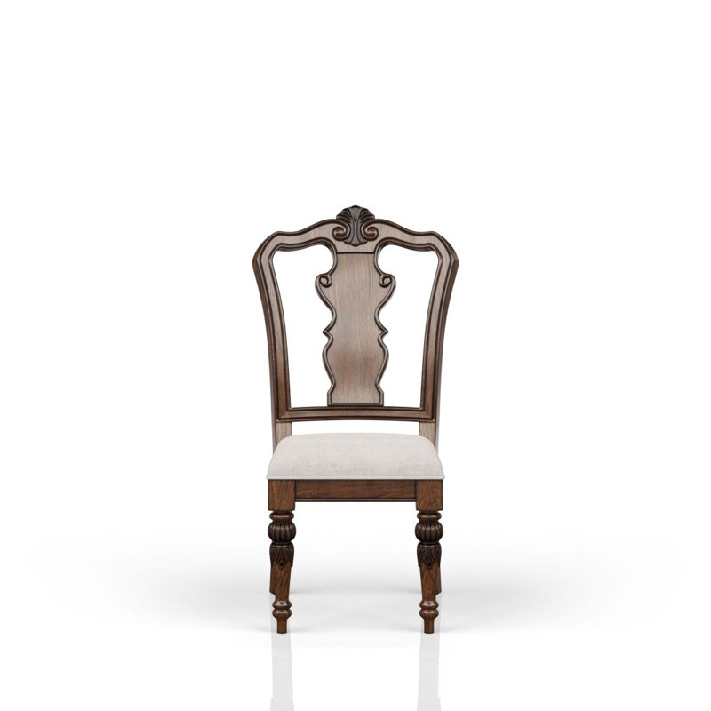 Chaise d'appoint en acajou traditionnel