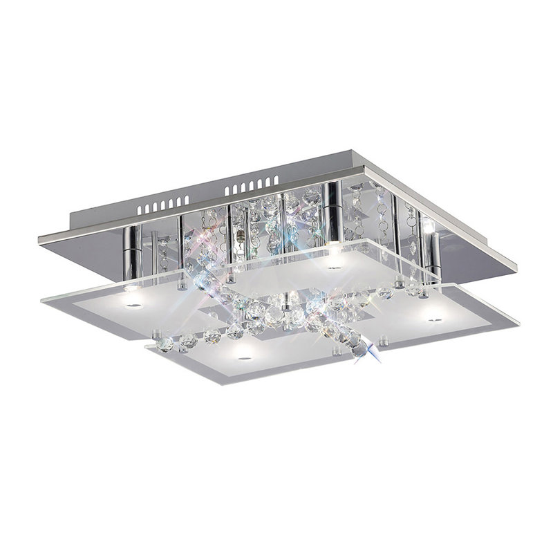 Varennes Glass Semi Flush Mount