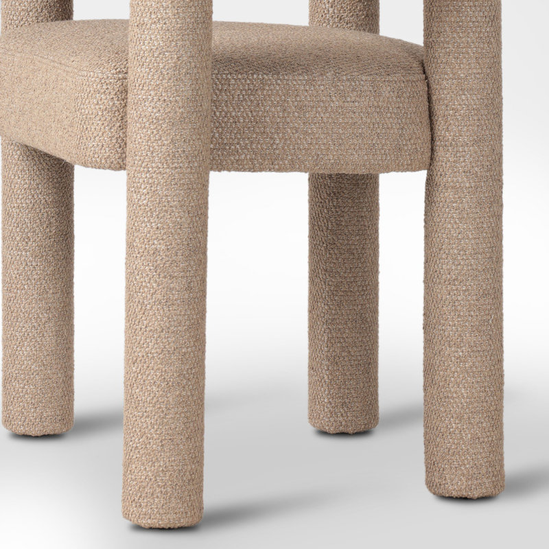 Tacova Dining Chair-Surrey Cocoa, Charter Oatmeal