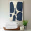 Pièces bleues II - peinture sur toile tendue-888709508
