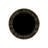 Black Line Detailed Round Woven Base Modern Decorative Carpet-1591050632