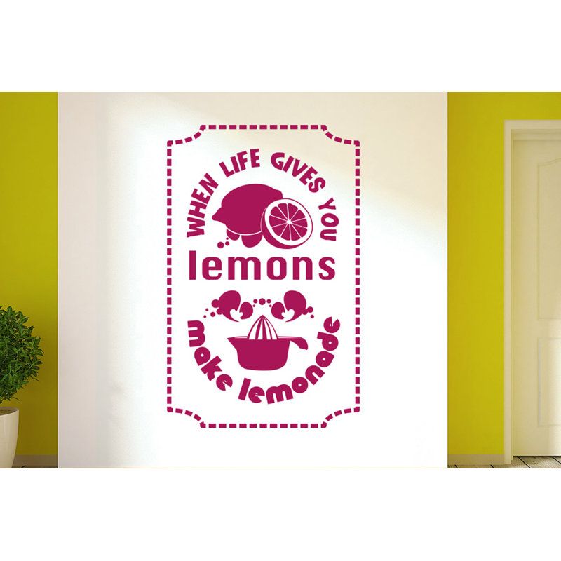 Food & Beverage Wall Decal, Violet, Medium
