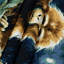 Tapisserie «Wildlife Potto»-133633942