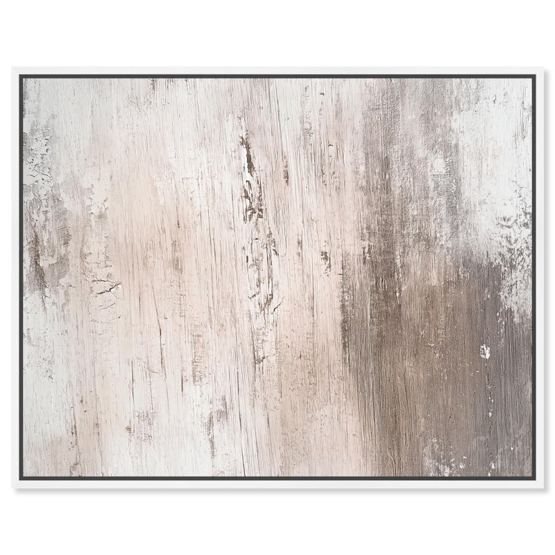 Art Remedy, art sur toile neutre avec texture striée IV, Noir, noir, noir, noir, Framed Print without Mat