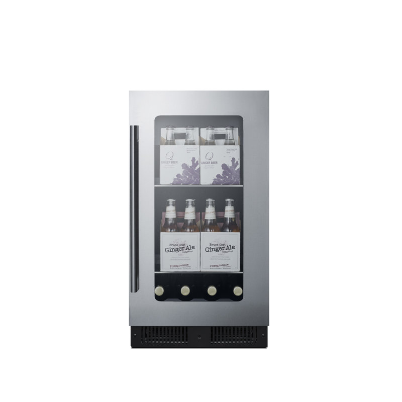 Summit Appiance 18" Wide Built-In Beverage Center, Right Handed