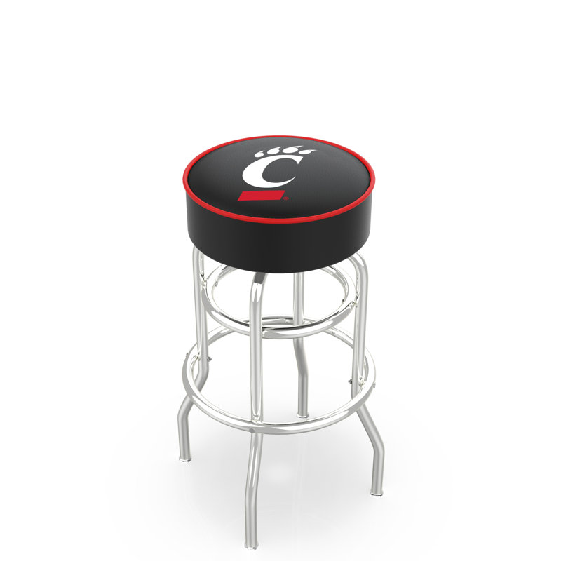 Tabouret de bar et de comptoir pivotant NCAA, Tabouret de bar (assise de 30 po de hauteur), Cincinnati