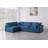 Jocqua Velvet L-Shaped Sectional Reversible-850340315
