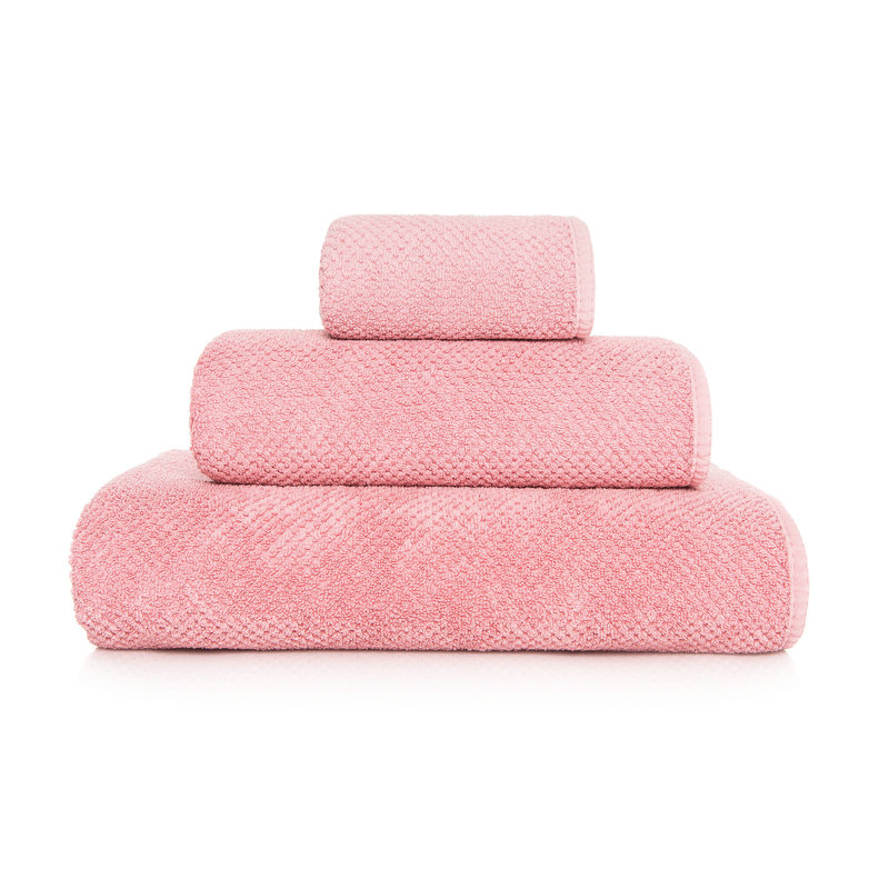 Bee Waffle Fingertip Towel, Blush